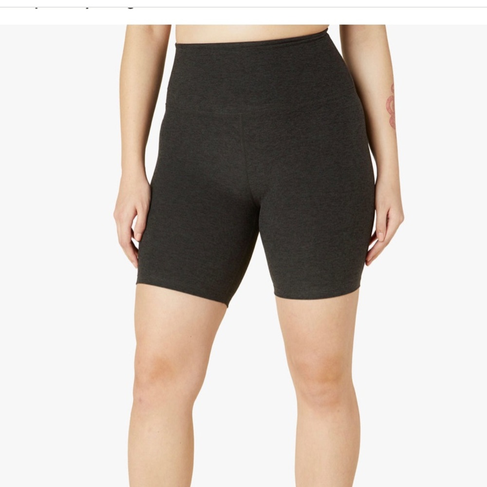 Beyond Yoga space dye high waisted biker shorts